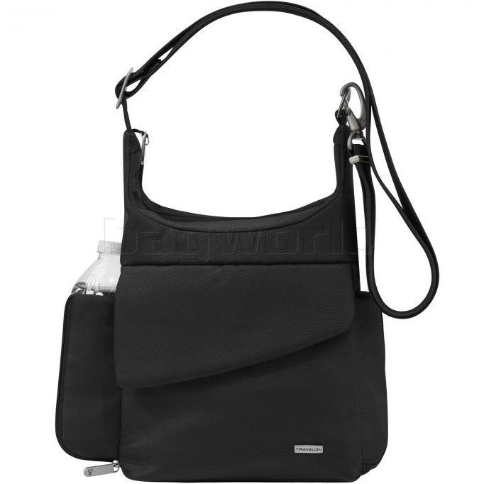 Bagworld Australia Shop Viewing Travelon Classic Anti Theft Messenger Bag Black 42242