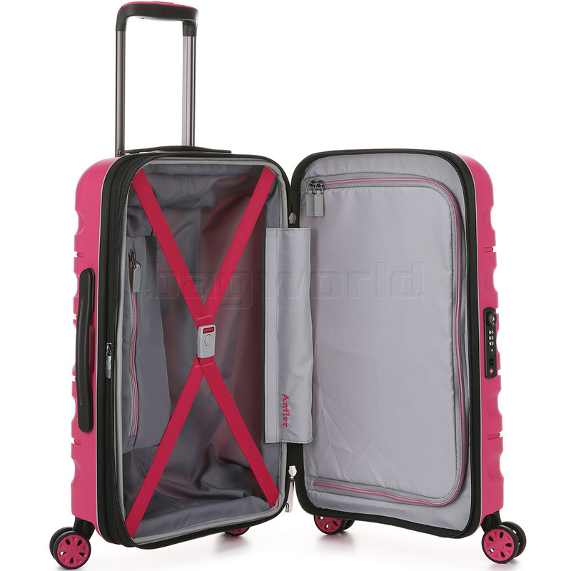 antler cabin bag pink