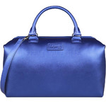 Lipault Miss Plume Medium Bowling Bag Exotic Blue 86107