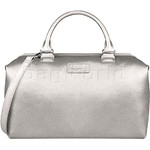 Lipault Miss Plume Medium Bowling Bag Silver 86107