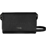 Lipault Plume Elegance Leather Clutch Bag Black 86219