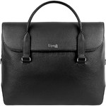 Lipault Plume Elegance 14.1&rdquo; Laptop Leather Bailhandle Black 90836