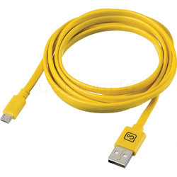 GO Travel 2M Micro USB Cable Yellow GO958