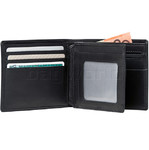 Samsonite RFID DLX Leather Wallet with Coin Pocket Black 91522 - 2