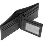 Samsonite RFID DLX Leather Wallet with Coin Pocket Black 91522 - 4
