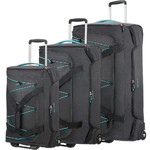 American Tourister Road Quest Wheel Duffle Set of 3 Graphite 07656, 07657, 07658 with FREE Samsonite Luggage Scale 34042
