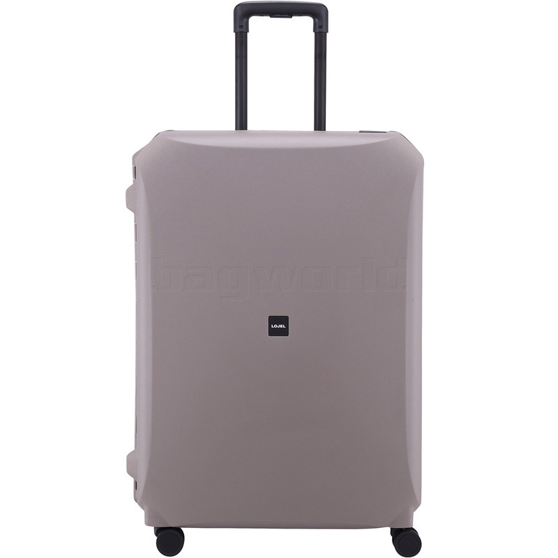 large grey suitcase