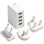 GO Travel Worldwide USB Charger White GO575