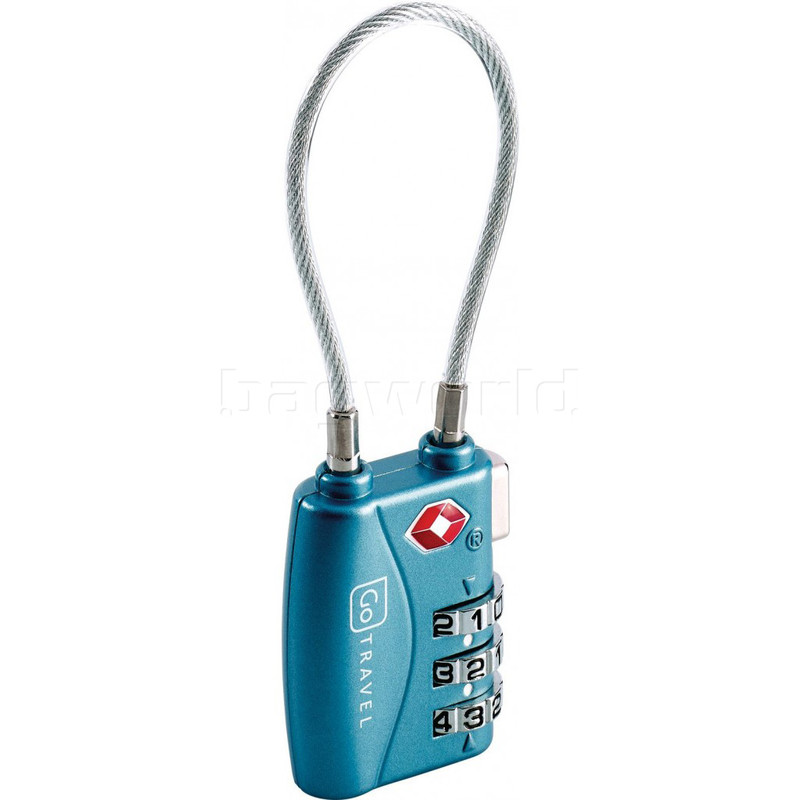 world collection cable tsa lock