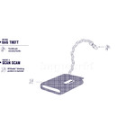 Pacsafe RFIDsafe Z50 RFID Blocking Tri-Fold Wallet Black 10600 - 5