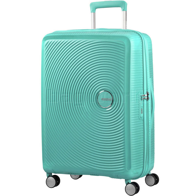 american tourister lime green luggage