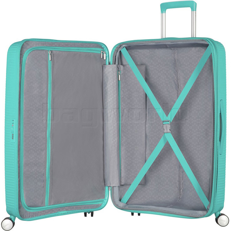samsonite mint green luggage