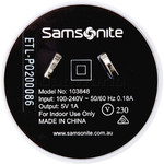 Samsonite Travel Accessories Pocketsize USB Charger White 03848 - 1