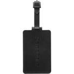 Samsonite Travel Accessories Leather ID Luggage Tag Black 91453