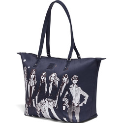 Lipault X Izak Zenou Medium Tote Bag Night Blue 21944