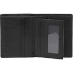 Cellini Men's Shelby RFID Blocking Flap Leather Wallet Black MH200 - 2