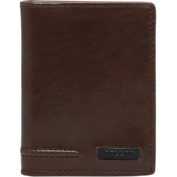 Cellini Men's Viper RFID Blocking Stitch Leather Wallet Brown MH210
