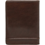 Cellini Men's Viper RFID Blocking Stitch Leather Wallet Brown MH210 - 1