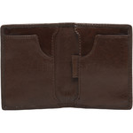 Cellini Men's Viper RFID Blocking Stitch Leather Wallet Brown MH210 - 2