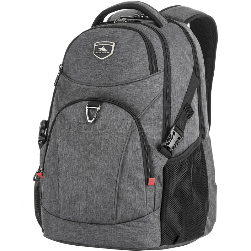 grey high sierra backpack