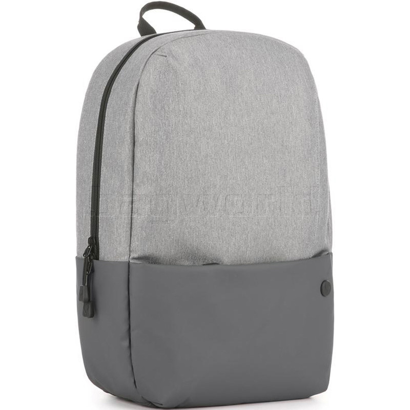 small grey backpack