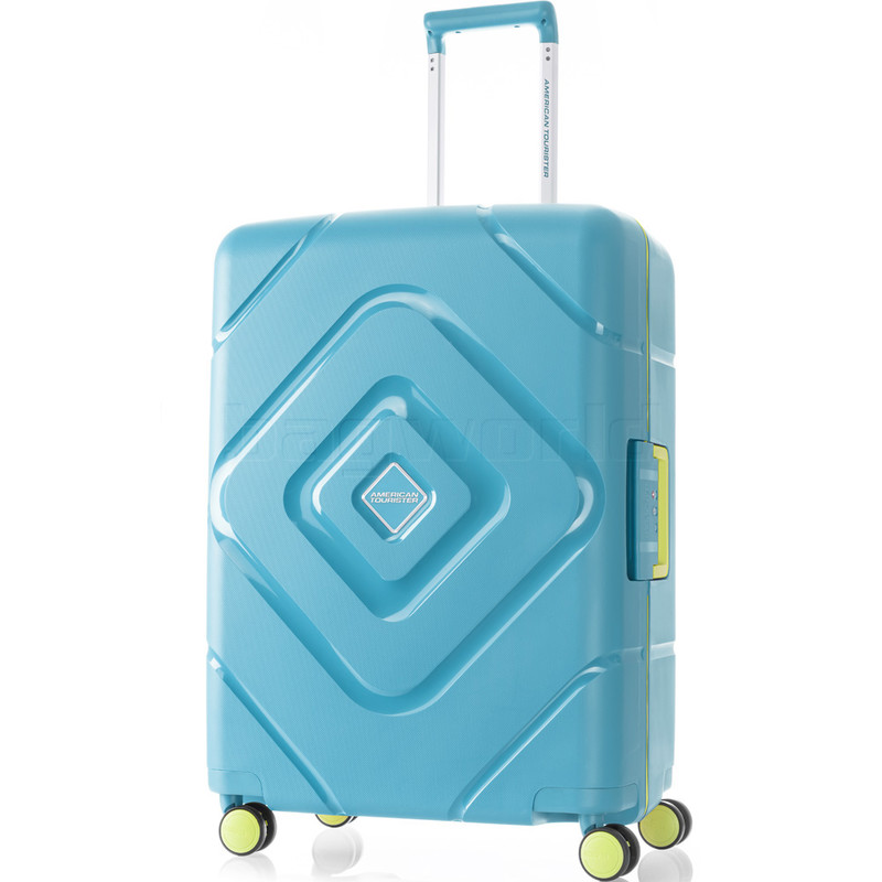 nødsituation Vis stedet udledning Bagworld Australia | Shop | Viewing American Tourister Trigard Medium 66cm  Hardside Suitcase Scuba Blue 26421