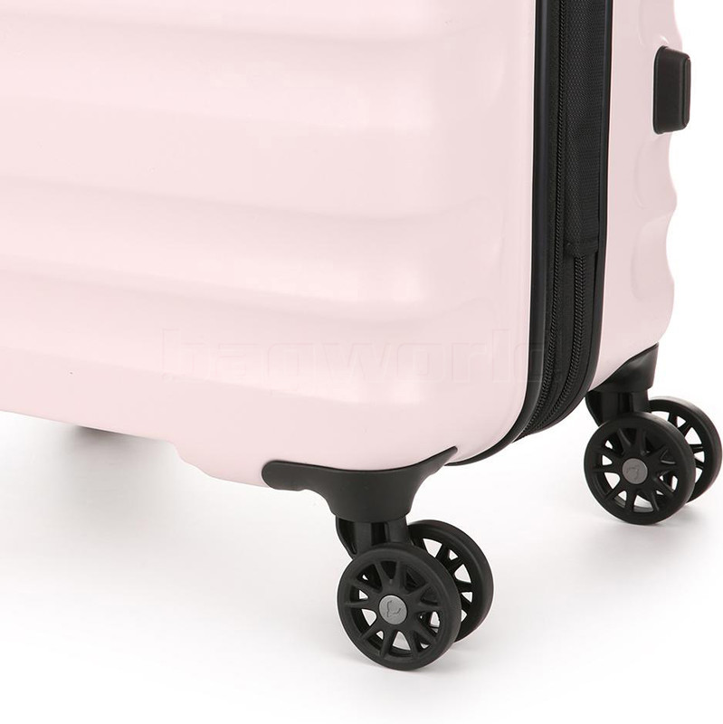 baby pink suitcase
