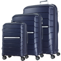 Samsonite Oc2lite Hardside Suitcase Set of 3 Navy 27395, 27396, 27398 with FREE Memory Foam Pillow 21244