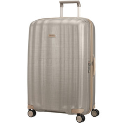 Samsonite Lite-Cube Prime Extra Large 82cm Hardside Suitcase Matt Ivory Gold 15676