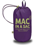 Mac In A Sac Classic Packable Waterproof Unisex Jacket Small Grape JS - 4