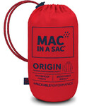 Mac In A Sac Classic Packable Waterproof Unisex Jacket Small Red JS - 8