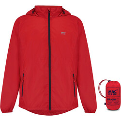 Mac In A Sac Classic Packable Waterproof Unisex Jacket Extra Extra Large Red JXXL
