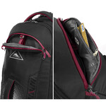High Sierra Composite V4 Backpack Wheel Duffel Set of 3 Black 36023, 36024, 36025 with FREE Memory Foam Pillow 21244 - 7