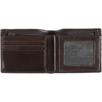 Cellini Men's Viper RFID Blocking Trifold Leather Wallet Brown MH208 - 3