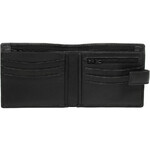 Cellini Men's Shelby RFID Blocking Tab Leather Wallet Black MH203 - 2
