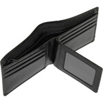 Cellini Men's Viper RFID Blocking Trifold Leather Wallet Black MH208 - 2