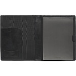 Artex A4 Executive Leather Folder Black 07386