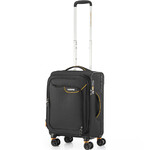 American Tourister Applite 4 Eco Small/Cabin 55cm Softside Suitcase Black 45822
