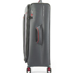 American Tourister Applite 4 Eco Softside Suitcase Set of 3 Grey 45822, 45823, 45824 with FREE Memory Foam Pillow 21244 - 3
