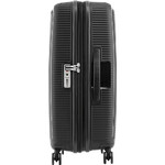American Tourister Curio 2 Hardside Suitcase Set of 3 Black 45138, 45139, 45140 with FREE Digital Luggage Scale 12775 - 3