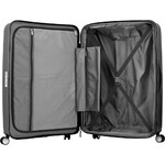 American Tourister Curio 2 Hardside Suitcase Set of 3 Black 45138, 45139, 45140 with FREE Memory Foam Pillow 21244 - 4