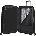 Samsonite Proxis Hardside Suitcase Set of 3 Black 26035, 26042, 26043 with FREE Memory Foam Pillow 21244 - 4