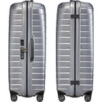 Samsonite Proxis Hardside Suitcase Set of 3 Silver 26035, 26042, 26043 with FREE Memory Foam Pillow 21244 - 3