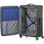 Samsonite 73H Softside Suitcase Set of 3 Platinum Grey 38025, 38024, 38021 with FREE Memory Foam Pillow 21244 - 5