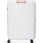 Samsonite Interlace Hardside Suitcase Set of 3 White 45813, 45815, 15816 with FREE Memory Foam Pillow 21244 - 1