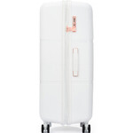 Samsonite Interlace Hardside Suitcase Set of 3 White 45813, 45815, 15816 with FREE Memory Foam Pillow 21244 - 3