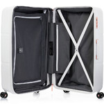 Samsonite Interlace Hardside Suitcase Set of 3 White 45813, 45815, 15816 with FREE Memory Foam Pillow 21244 - 4