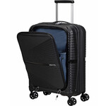 American Tourister Airconic Small/Cabin 15.6" Laptop 55cm Front Opening Hardside Suitcase Black 34657