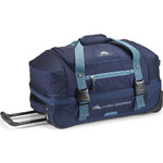 High Sierra Fairlead Small/Cabin 55cm Drop Bottom Wheel Duffel Navy 38037