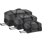 High Sierra Fairlead Drop Bottom Wheel Duffel Set of 3 Mercury 38037, 38038, 38039 with FREE Digital Luggage Scale 12775